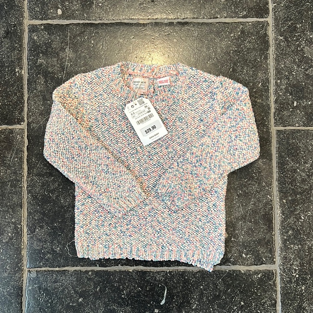 Zara pastel girls sweater